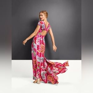 Zac Posen for Target 20th Anniversary - Size 22 Pin Print Maxi Dress - NWT
